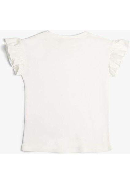 Kız Çocuk Kolsuz Atlet - Koton - 4SKG30109AK - Ekru - 13-14 Yaş modelleri