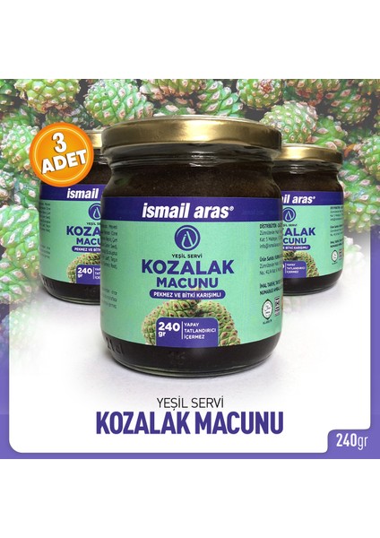 Ismail Aras 3 Adet Kozalak Macunu