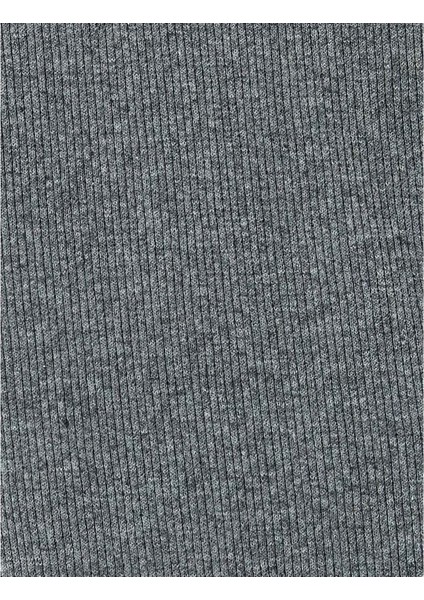 Basic Atlet Yuvarlak Yaka Pamuk Karışımlı - Koton - 4SAM30007MK - Gri - L fırsatları