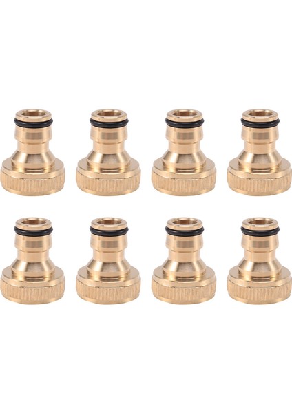 Adet Bahçe Su Hortumu Boru Tesisat Dokunun Erkek Musluk Konnektörleri, Bahçe Hortumu Hızlı Bağlantı Parçaları 3/4 Inç (Yurt Dışından)