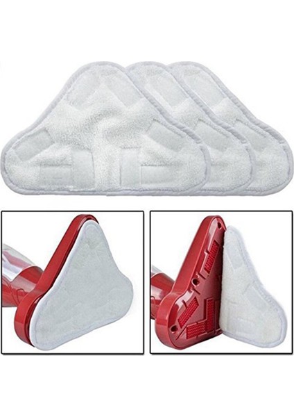 H2O X5 Buharlı Buharlı Temizleyici Için Uyumlu Yedek Pedler Buharlı Paspas Bezi Paspas Bezi Kapağı 20 Paket (Yurt Dışından)