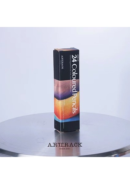 Renkli Kurşun Kalem Seti Yağlı Renkli Kurşun Çizim Renkli Kurşun Kalem Tasarımcı Kutusu 24 Renk (Yurt Dışından)