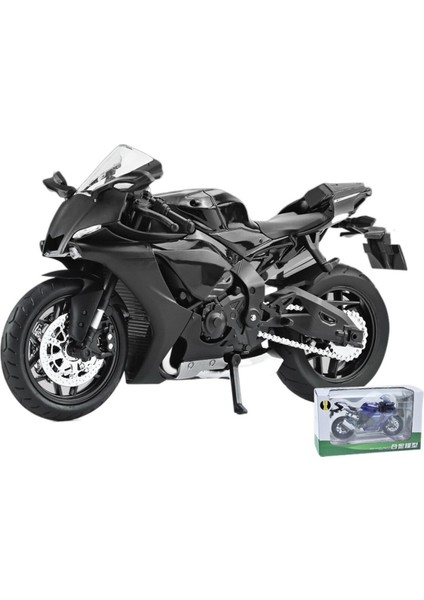 1:12 Yamaha R1 Simülasyon Alaşımlı Motosiklet Modeli Süs (Yurt Dışından)