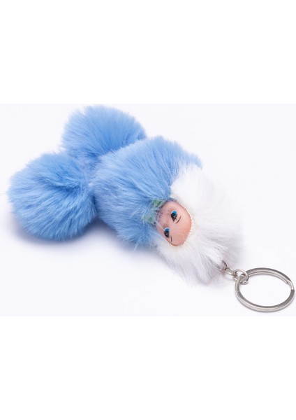 Peluş Bebekli 4lü Anahtarlık Seti, Karışık