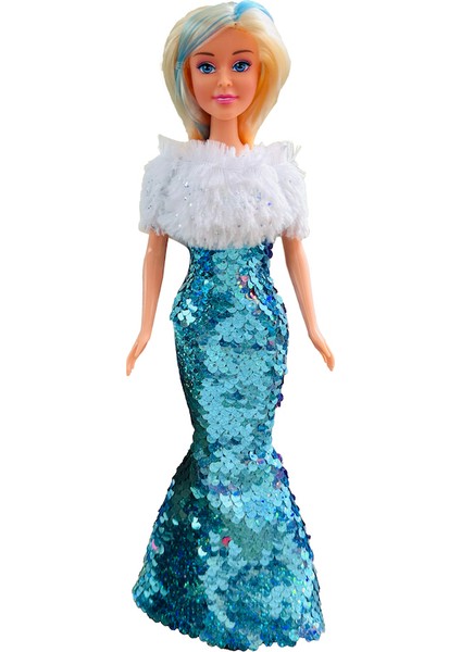 Renk Değiştirebilen Pullu Kıyafetli 29CM Bebek fiyatları