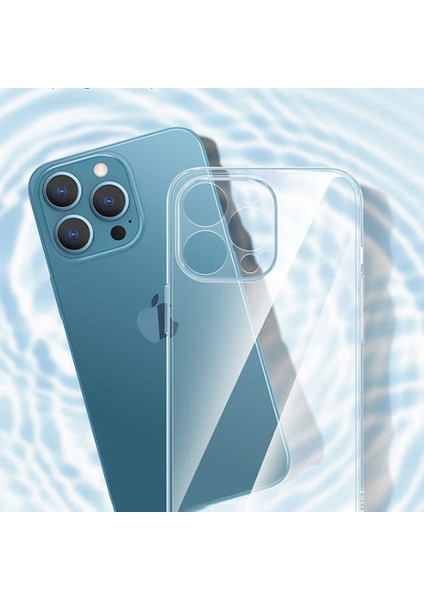 Apple iPhone 13 Pro Max Uyumlu Şeffaf Sert Pc Zore Vayt Kapak-Renksiz indirimleri