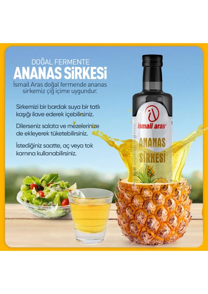 Ismail Aras Ananas Sirkesi 2 Adet