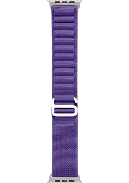 Watch 44MM Uyumlu Krd-74 Hasır Kordon Zyl Mor