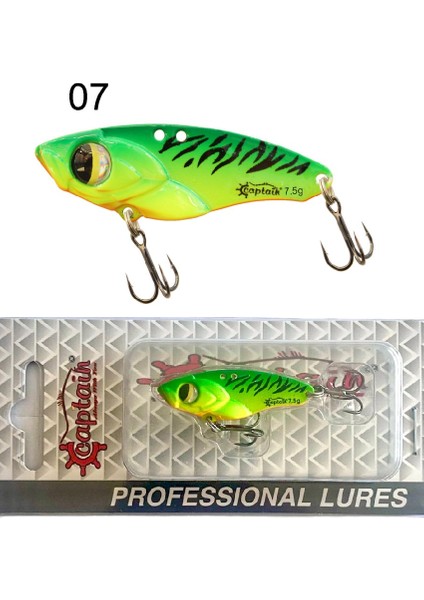 Vertigal Metal Vibrasyon 7.5gr Lrf Suni Jig Yem