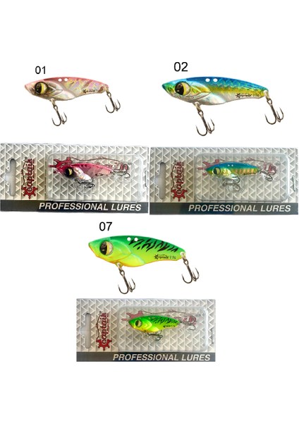 Vertigal Metal Vibrasyon 7.5gr Lrf Suni Jig Yem