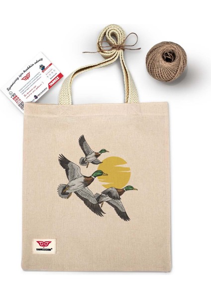 Ham Bez Çanta Tote Bag Göç Tasarım Çanta,özel Dokuma Saplı Kadın Omuz Çantası
