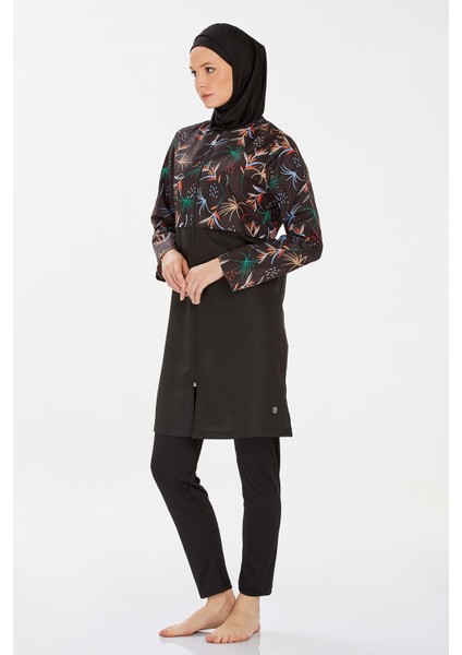 9282-24 Siyah Nissa Tam Tesettür Mayo modelleri