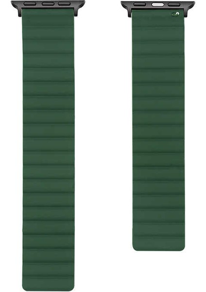 ​​​watch 7 45MM Uyumlu Krd-52 Kordon Zyl Yeşil