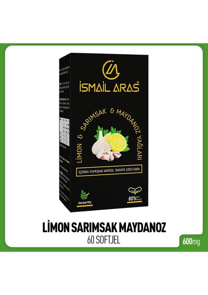 Limon - Sarımsak - Maydanoz Yağları Içeren Kapsül