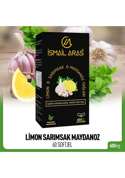 Limon - Sarımsak - Maydanoz Yağları Içeren Kapsül