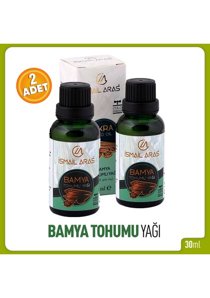 Ismail Aras Bamya Tohumu Yağı 2 Adet