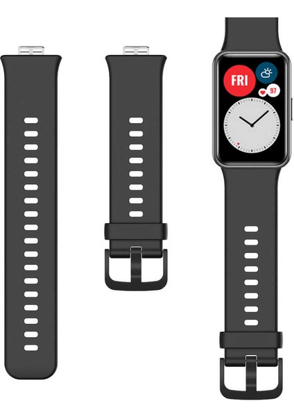 Huawei Watch Fit Krd-43 Uyumlu Kordon Cpu Pembe