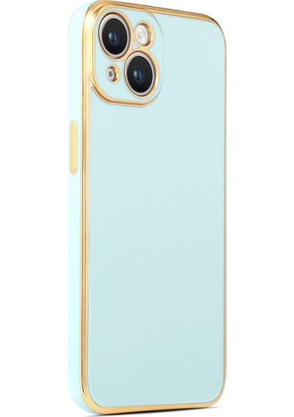 iPhone 14 Plus Uyumlu Zore Bark Kapak-Mavi Açık