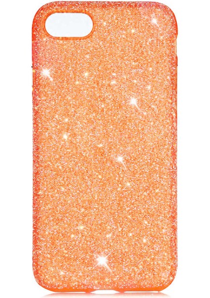 iPhone Se 2022 Uyumlu ​​​zore Eni Kapak-Turuncu