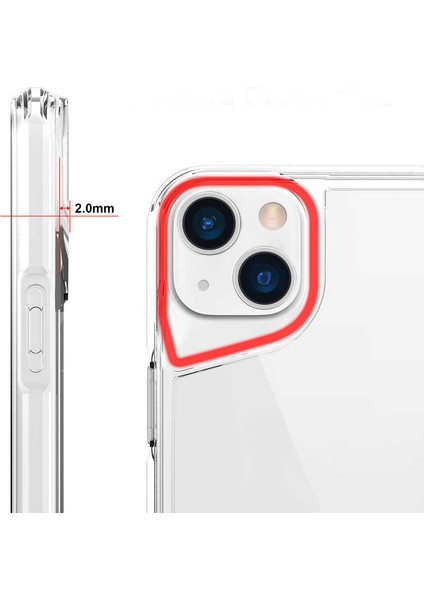 iPhone 14 Plus Uyumlu Zore T-Max Kapak-Renksiz