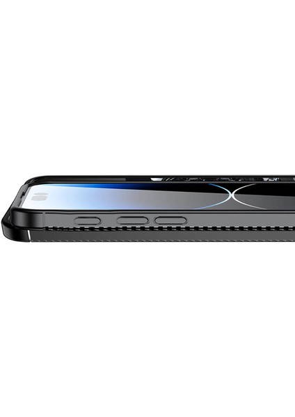 iPhone 15 Pro Uyumlu Zore Negro Silikon Kapak-Siyah