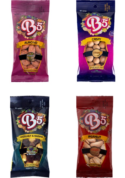 4'lü Karışık Kuruyemiş - Sportif 140 gr