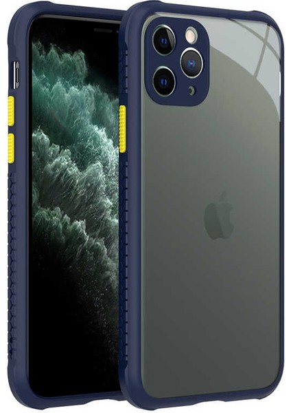 iPhone 11 Pro Uyumlu ​​zore Kaff Kapak-Lacivert