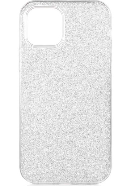 iPhone 12 Mini Uyumlu Zore Shining Silikon-Gold
