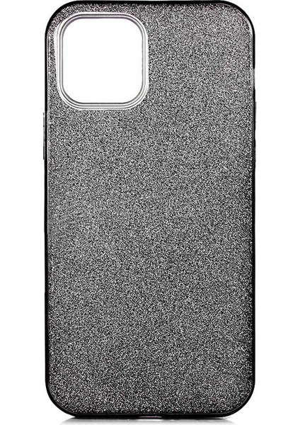 iPhone 12 Mini Uyumlu Zore Shining Silikon-Gold