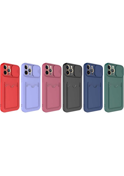 iPhone 12 Pro Uyumlu ​zore Kartix Kapak-Siyah