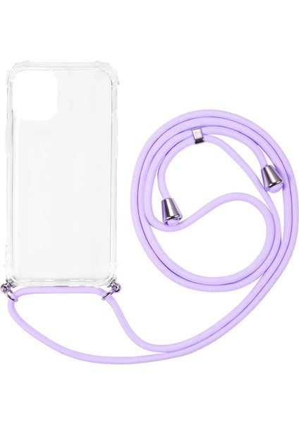 iPhone 12 Mini Uyumlu Zore X-Rop Kapak-Renksiz