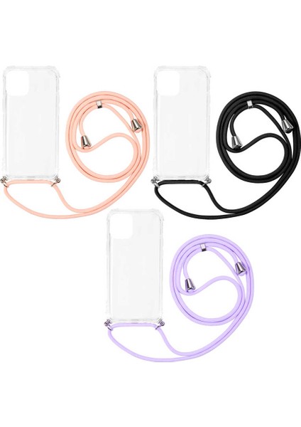 iPhone 12 Mini Uyumlu Zore X-Rop Kapak-Renksiz