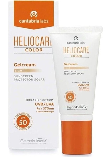 Color Gelcream Light Buğday Spf 50 50 ml