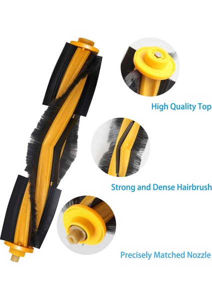 Yedek Ana Fırça Yan Fırça Hepa Filtre N8 N8PRO T8 T8 T9 Robotlu Süpürge Aksesuarları (Yurt Dışından)
