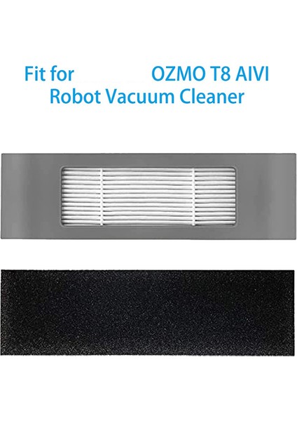 Yedek Ana Fırça Yan Fırça Hepa Filtre N8 N8PRO T8 T8 T9 Robotlu Süpürge Aksesuarları (Yurt Dışından)
