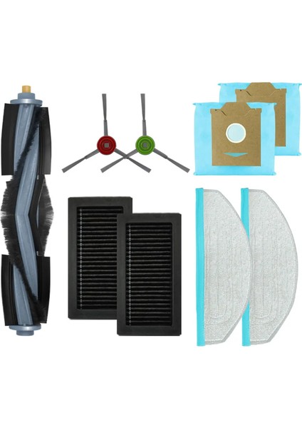 Yeedi Cube / Yeedi cc Toz Çantası Ana Yan Fırça Hepa Filtre Mop Bezleri Rag Robot Vakum Süpürge Parça Aksesuarları (Yurt Dışından)
