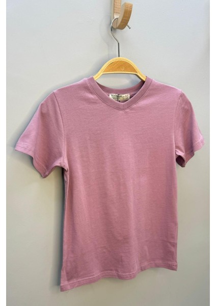 Erkek Çocuk Basic Kısa Kol T-Shirt 9187 Gülkurusu fiyatları
