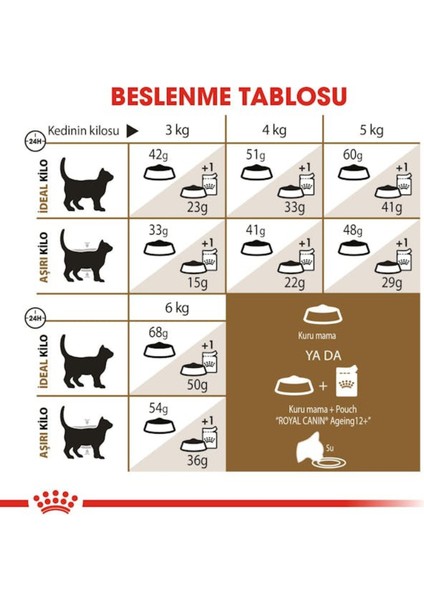Ageing 12+ Kedi Maması 2 kg modelleri