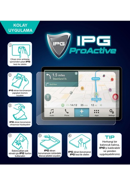 Pıoneer DMH-WT8600NEX 10.1 Inch Navigation Için 9h Nano Ipg Proactive Ekran Koruyucu
