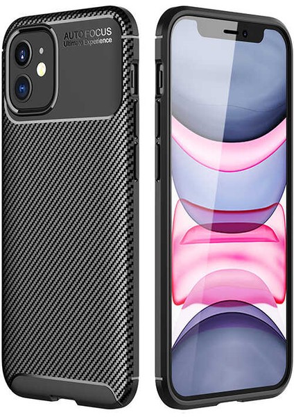 iPhone 12 Mini Uyumlu Zore Negro Silikon Kapak-Siyah