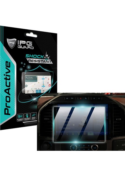 Ford 2021-2024 F-150 Lightning Xlt Pro 12 Inch Navigasyon Için 9h Nano Ipg Proactive Ekran Koruyucu