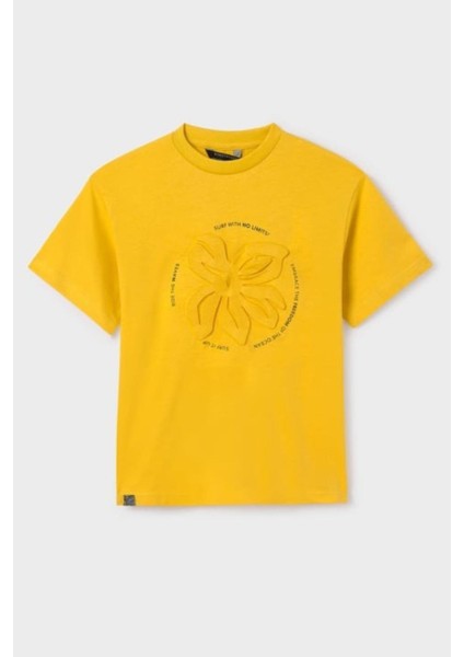 Erkek Çocuk 8-16 Yaş Kısa Kol T-Shirt 6040 Sarı fiyatları