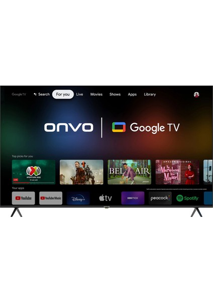 85OVF9000U 85" 216 Ekran Uydu Alıcılı 4K Ultra HD Google Smart LED TV