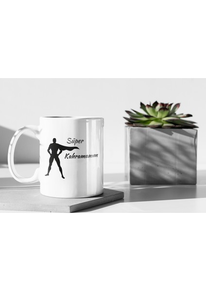 Süper Kahramanım Babam Yazılı Hediyelik Baskılı Kupa Bardak fiyatları