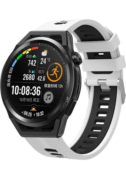 Xiaomi Amazfit Pace Krd-55 Uyumlu Kordon Zyl Siyah-Sarı