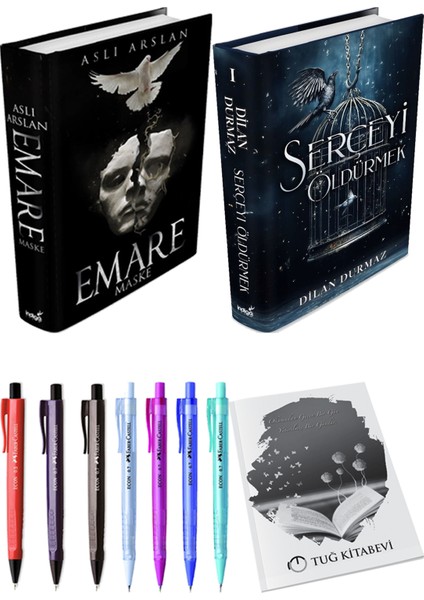 Serçeyi Öldürmek -Emare: Maske + Kalem + Not Defteri