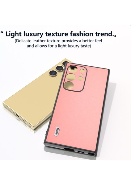 Samsung Galaxy S24 Ultra Dokulu Hakiki Inek Deri Koruyucu Kapak (Yurt Dışından) modelleri