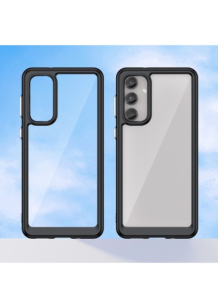 Samsung Galaxy M55 5g Tpu Çerçeve Şeffaf Akrilik Koruyucu Telefon Kapağı (Yurt Dışından) fiyatları