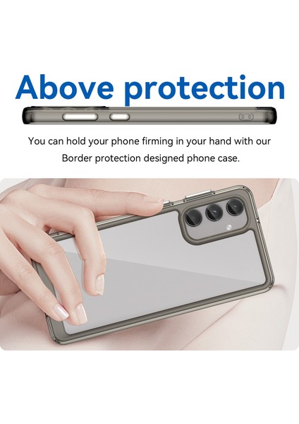 Samsung Galaxy M55 5g Tpu Çerçeve Şeffaf Akrilik Koruyucu Telefon Kapağı (Yurt Dışından) fırsatları