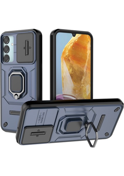 Samsung Galaxy M15 5g Halka Kickstand Pc+Tpu Telefon Kılıfı (Yurt Dışından)